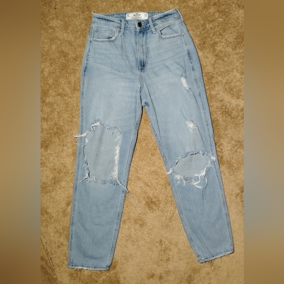 HOLLISTER Distressed Mom Jean Sz.1R - Picture 2 of 9